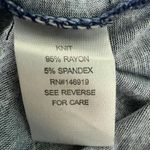 Freshman Y2K Fringe Top Large Asymmetrical Boho Western Rodeo Festival Cowgirl Blue Photo 7