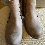 Time & Tru Tan Suede Ankle Boots Photo 1