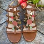 Louise et Cie Leeba Leather Strappy Heeled Sandals Toasted Almond 8 Photo 6