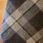 Kohls Vintage 35th & 10th Charcoal Gray Purple Diagonal Short Skirt Lined Sz 11 Photo 6