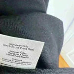 DKNY  ESSENTIALS Black Sleeveless 100% Wool Sweater Dress Photo 3