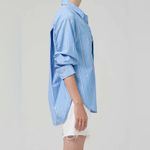 Citizens of Humanity Kayla Shirt in Canyon Stripe Button Down Size Small Photo 1