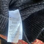 Tahari Sweater Dress Turtleneck Black and White Size Medium Photo 3