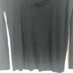 Aerie  Scoop Back Long Sleeve Black Top Size XS Photo 5