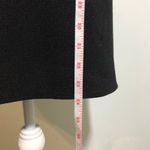 Everly Black Lace Front Short Sleeve Shift Dress Photo 6