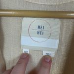 Anthropologie  Hei Hei Daybreak Shimmer Metallic Open Kimono Rose Gold XS/S Photo 7