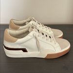 DV Dolce Vita Harryson Faux Leather Lace Up Sneakers Tan Cream Multi Size 7.5 White Photo 10