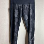 Lululemon  Seek The Heat Crop Inky Floral Soot Black/Black W6C66S size 6 Photo 2