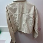 Nanette Lepore NWT  Ivory Jean Jacket US L Photo 3
