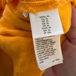 The Drop Linen Shirt Dress XL Mango Orange Button Up Photo 8