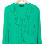 Vertigo Paris ‎Crisscross Overlay Ruffled Top Photo 0