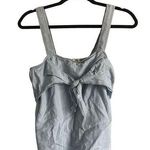Madewell  Denim Chambray Camisole Tie Tank Top Size 2 100% Cotton Photo 0