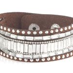 Paparazzi Rockstar Rocker Brown Bracelet Photo 1