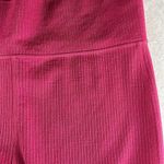 JoyLab Large L Ribbed Textured Flare Leggings Hot Pink Ankle Slits Women Joy Lab Photo 4