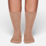 SKIMS NWT  Everyday Crew sock in Sienna Photo 0