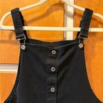 SO  Black Denim Overall Dress Vintage XL Photo 1