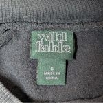 Wild Fable Tiered Tunic Dress Womens Small Sweatshirt Comfy Black Long Sleeve Photo 2