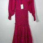 Alexis  Women’s Thalssa Maxi Dress Off Shoulder Ruched Middle Pink Size S NEW Photo 0