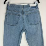 RE/DONE  Originals Revolve High Rise Slim Sz 27 Ankle Zip Jeans 90s Wash Photo 10
