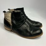 Caterpillar Cat‎ mixed media ankle boots leather canvas size 10 Photo 1