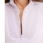 Aerie AE  Dream Sherpa Quarter Zip Sweatshirt Pullover Lavender Purple Photo 2