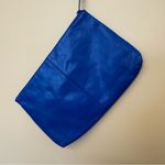 Vintage Toni blue genuine leather wristlet with bow. Photo 2
