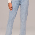 Abercrombie & Fitch  The 90s Straight Ultra High Rise Jeans Size 28 Curve Love Photo 0