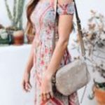 Tularosa Henderson Maxi dress large L smocked off shoulder paisley hot Photo 4