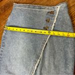 Sincerely Jules | Asymmetrical Denim Button Front Slit Midi Skirt Size 3/26 Photo 9