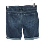 Eddie Bauer  Womens Denim Bermuda Shorts Slightly Curvy Cuffed Stretch 6 Photo 1