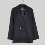 Madewell  Plus Drapeweave Caldwell Double-Breasted‎ Blazer Photo 3