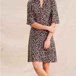 byTiMo Floral Summer Button Down Mini Dress Size L Black Size L Photo 1