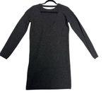 360 Cashmere NWT  Women's Gray V Back Sweater Dress Size Medium Photo 2