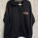 Harley Davidson Harley-Davidson Black Zip-Up Hoodie Photo 0