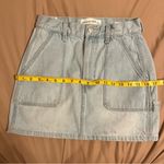 Aritzia Denim Forum 90’s Utility Mini Denim Skirt Blue Size 0 Photo 1