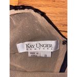 Kay Unger black hole punch cocktail dress with side slit size‎ 8 Photo 1