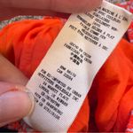 Free People  Red Blue Floral Tiered Maxi Skirt Boho Women’s M Festival Beachy Photo 3