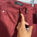 Stitch Fix Liverpool Madonna Skinny Suede Legging Burgundy Deep Henna Size 10/30 Red Photo 7