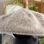 Unbranded Heathered Beige Wool Beret Style Newsboy Hat Photo 0