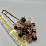 Pink cluster bow beaded necklace Photo 5