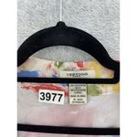 Vertigo Paris  Women's Blouse Button Front Floral Short Sleeve Size XS Bow Tie Photo 8