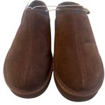 BEARPAW Mens Suede Shearling Lined Moccasin Slippers Brown size 7 Photo 0