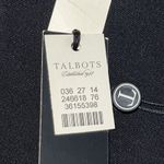 Talbots  Dress Women Size 2 Black Ponte Long Sleeve V Cross Over Neck Shift New‎ Photo 6