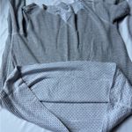 Threads 4 Thought  Light Gray Polka Dot Top Photo 1