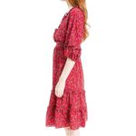 Max Studio Women's 3/4 Sleeve Tiered Bubble Crepe Dress Photo 2