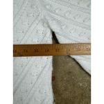 Calvin Klein ‎ Popcorn-Knit Mock-Neck Sweater Women's M Ivory Photo 3