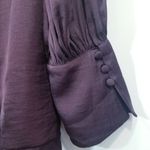 Ever New Satin Drape Long Sleeves Mini Dress Red Size 8 Photo 8