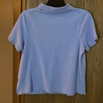 Croft & Barrow  1X Periwinkle Crew Neck Shirt. Photo 1