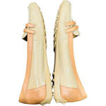 Tahari  Sonya NWOT Tan Beige Patent Leather Flats Loafers Size 8.5 Photo 1