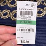 Charter Club Womens Ottoman Sheath Dress Pullover Knit Blue Gold Petite Large Photo 11